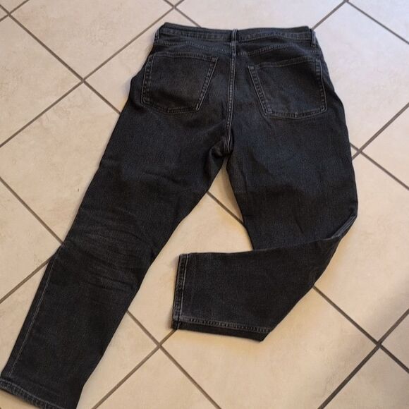 Everlane The Cheeky Jean Black Japanese Denim Cotton Size 29 Crop - Picture 3 of 9